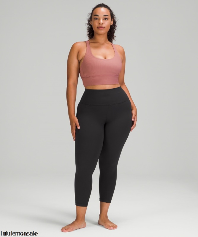 Lululemon Damen DELULU212 | Schwarz Ausrichten Hochhaus Ernte 23
